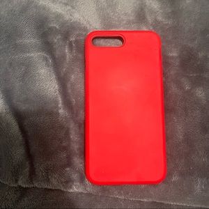 Silicon red iPhone case